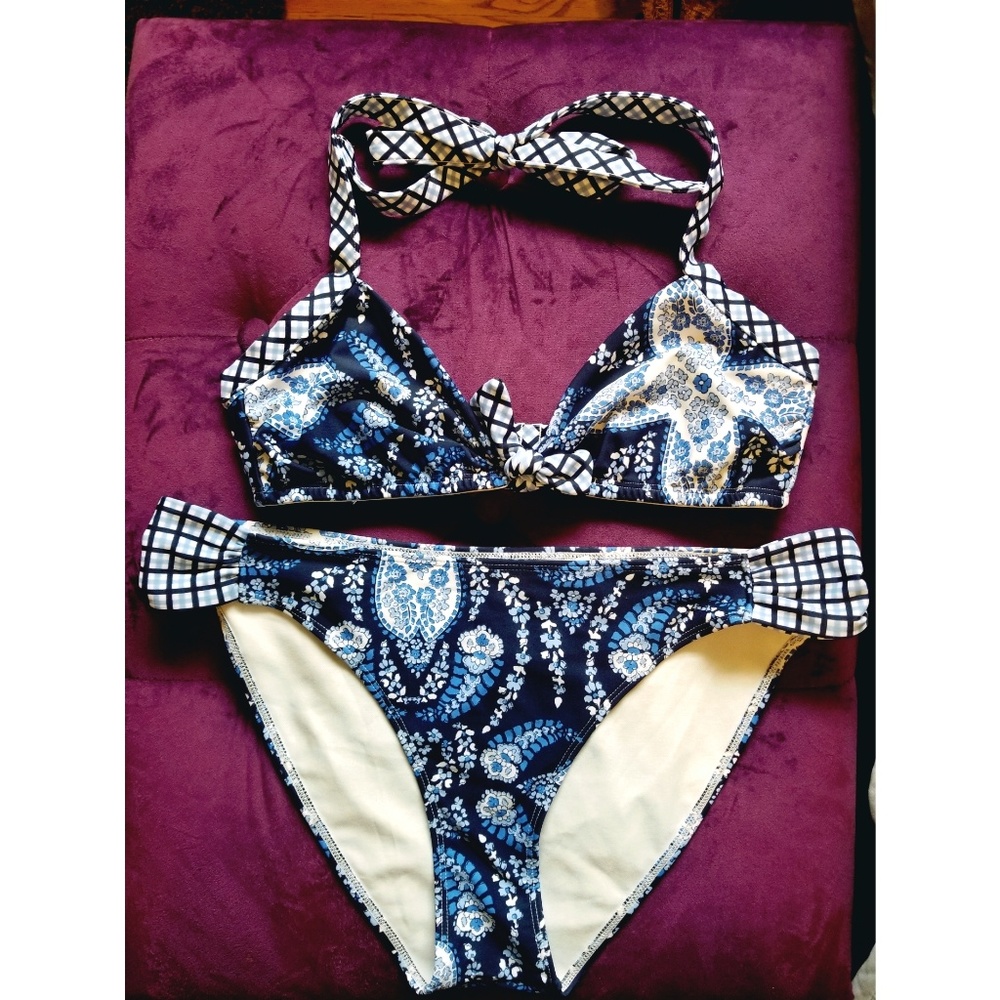 H&M blue bikini